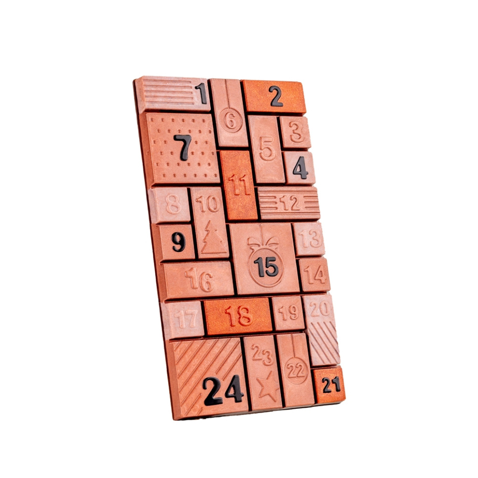 Czekoladowy kalendarz adwentowy z 24 kawałkami - Martellato Czekoladowy kalendarz adwentowy z 24 kawałkami - Martellato