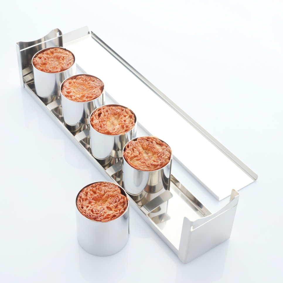 Forma do pieczenia, zestaw foremek z 5 mini cylindrami - Martellato Forma do pieczenia, zestaw foremek z 5 mini cylindrami - Martellato