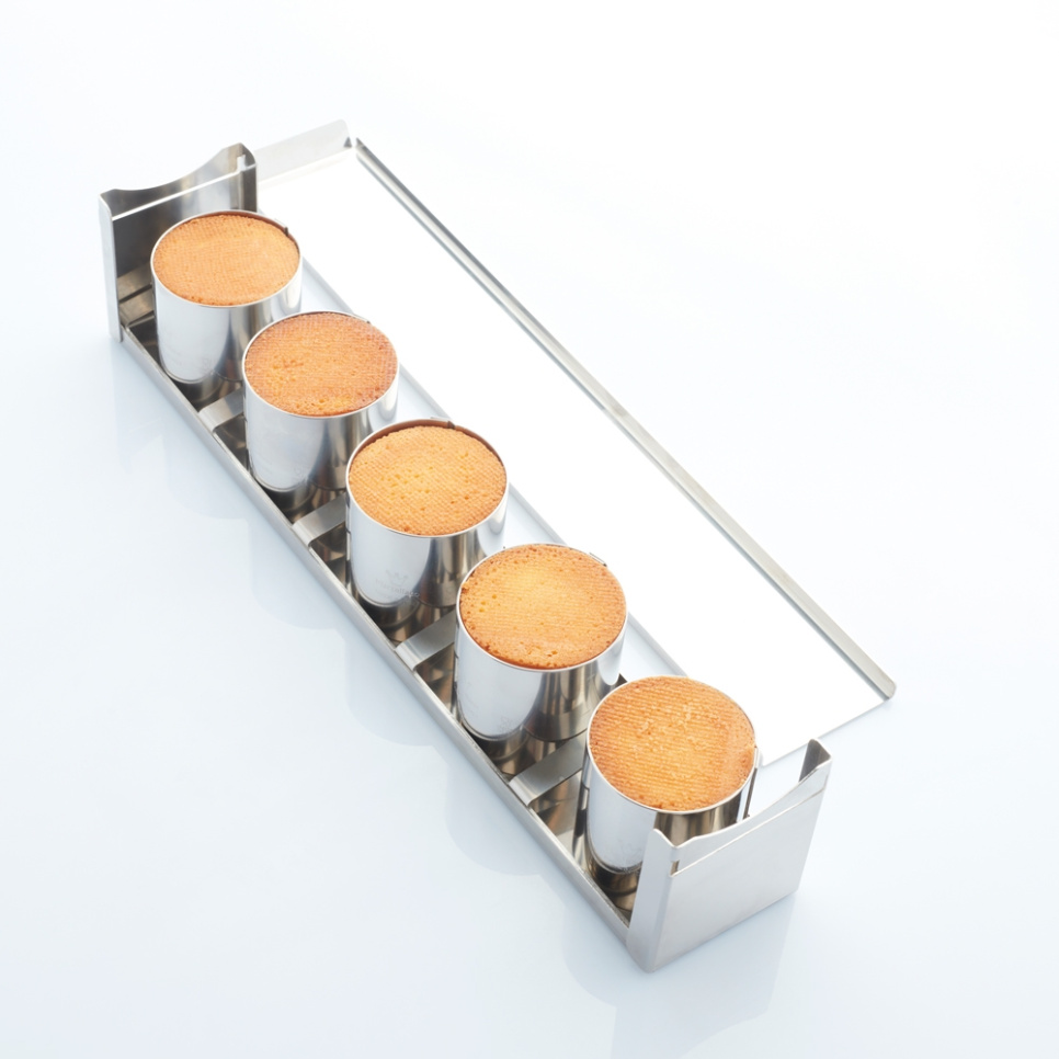 Forma do pieczenia, zestaw foremek z 5 mini cylindrami - Martellato Forma do pieczenia, zestaw foremek z 5 mini cylindrami - Martellato