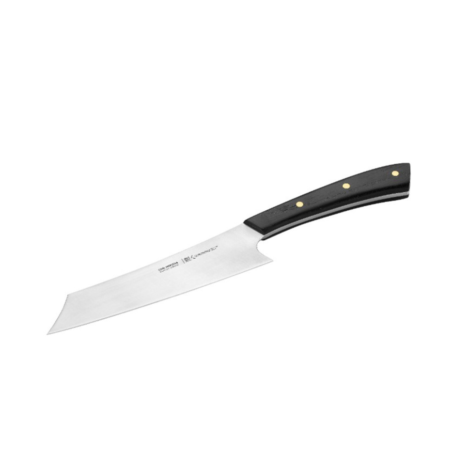 Nóż Santoku, 14,5 cm, Surudoku C100 - Carl Mertens w grupie Gotowanie / Noże kuchenne / Noże Santoku w The Kitchen Lab (1756-21384)