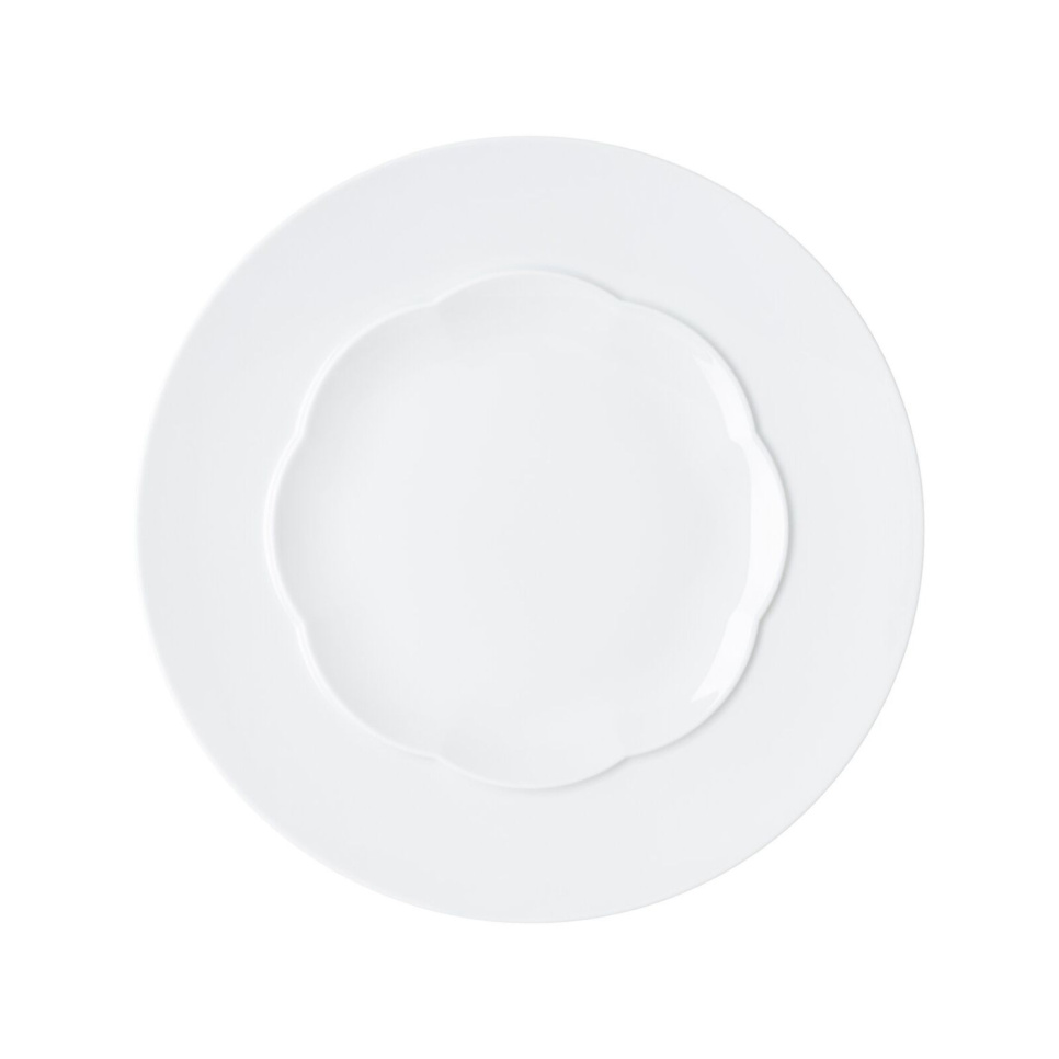 Talerz 28 cm, biały, Sonetto Bianco - Rosenthal w grupie Nakrycie stołu / Talerze, miseczki i inne naczynia / Talerze w The Kitchen Lab (1798-31240)