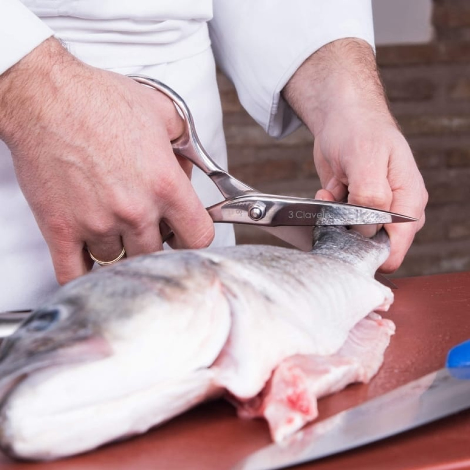 Master Kitchen Nożyczki ze stali nierdzewnej - 3 Claveles Master Kitchen Nożyczki ze stali nierdzewnej - 3 Claveles