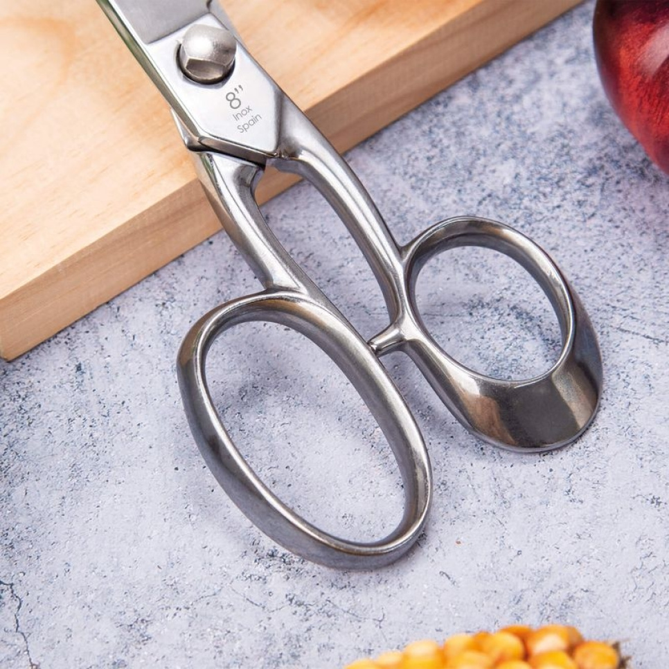 Nożyczki kuchenne ze stali nierdzewnej, Professional - 3 Claveles - 20 cm