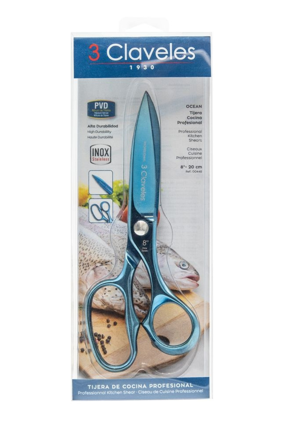Nożyczki kuchenne, Ocean - 3 Claveles
