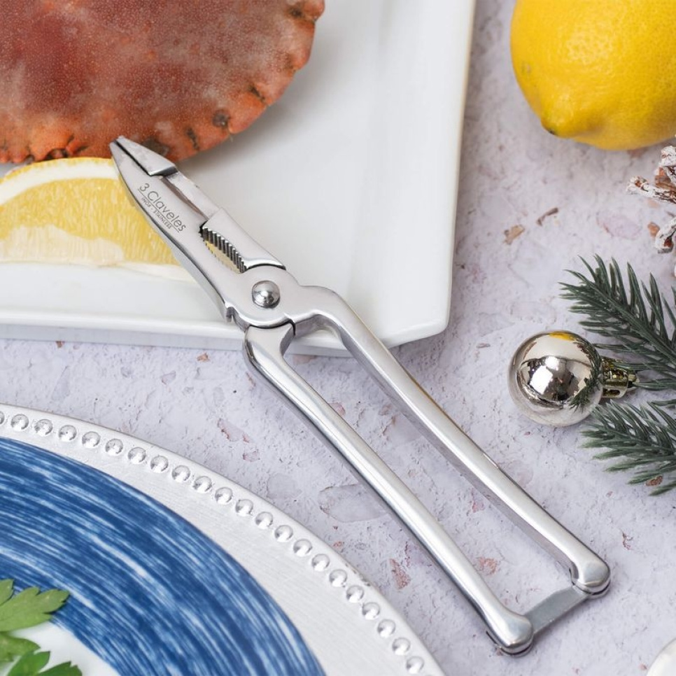 Nożyczki do skorupiaków ze sprężyną, 17 cm - 3 Claveles