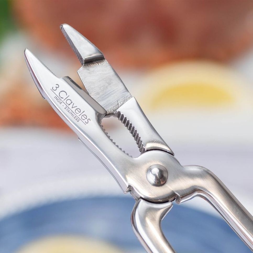 Nożyczki do skorupiaków ze sprężyną, 17 cm - 3 Claveles