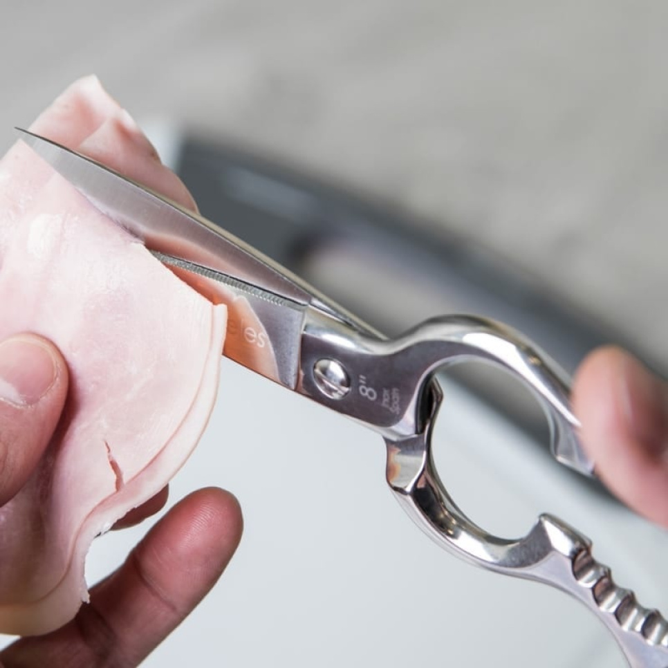 Profesjonalne nożyczki kuchenne ze stali nierdzewnej, niebieskie - 3 Claveles Profesjonalne nożyczki kuchenne ze stali nierdzewnej, niebieskie - 3 Claveles