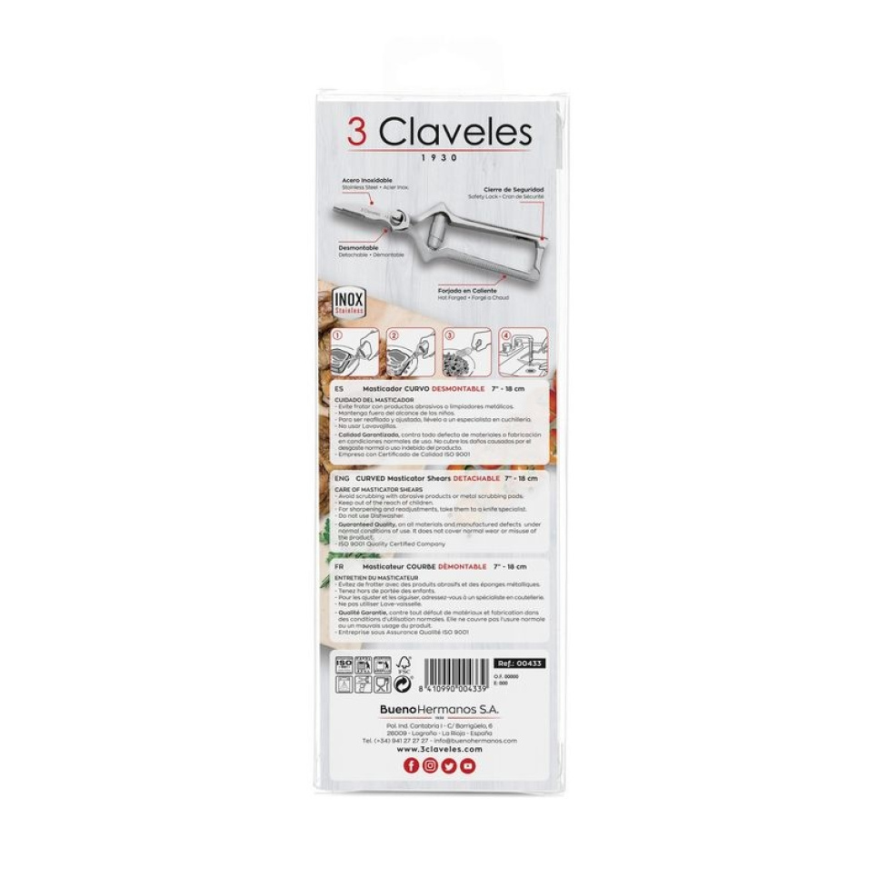 Nożyce do surowej wołowiny - 3 Claveles