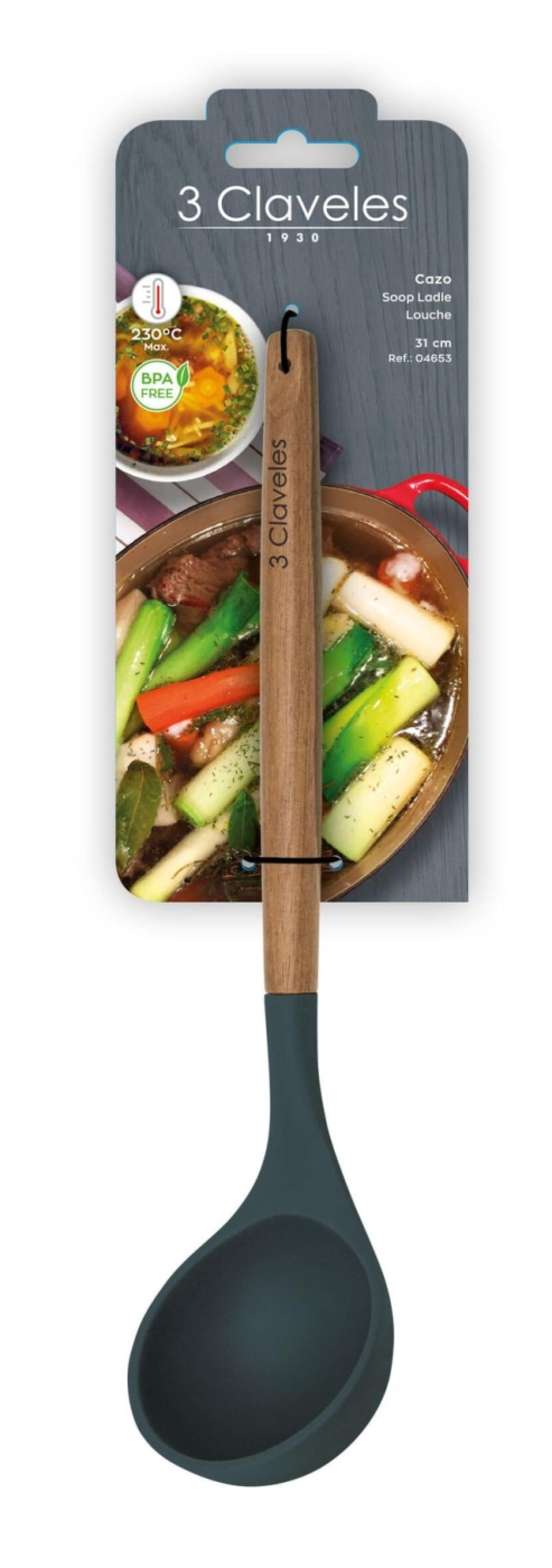 Chochla, 31 cm - 3 Claveles