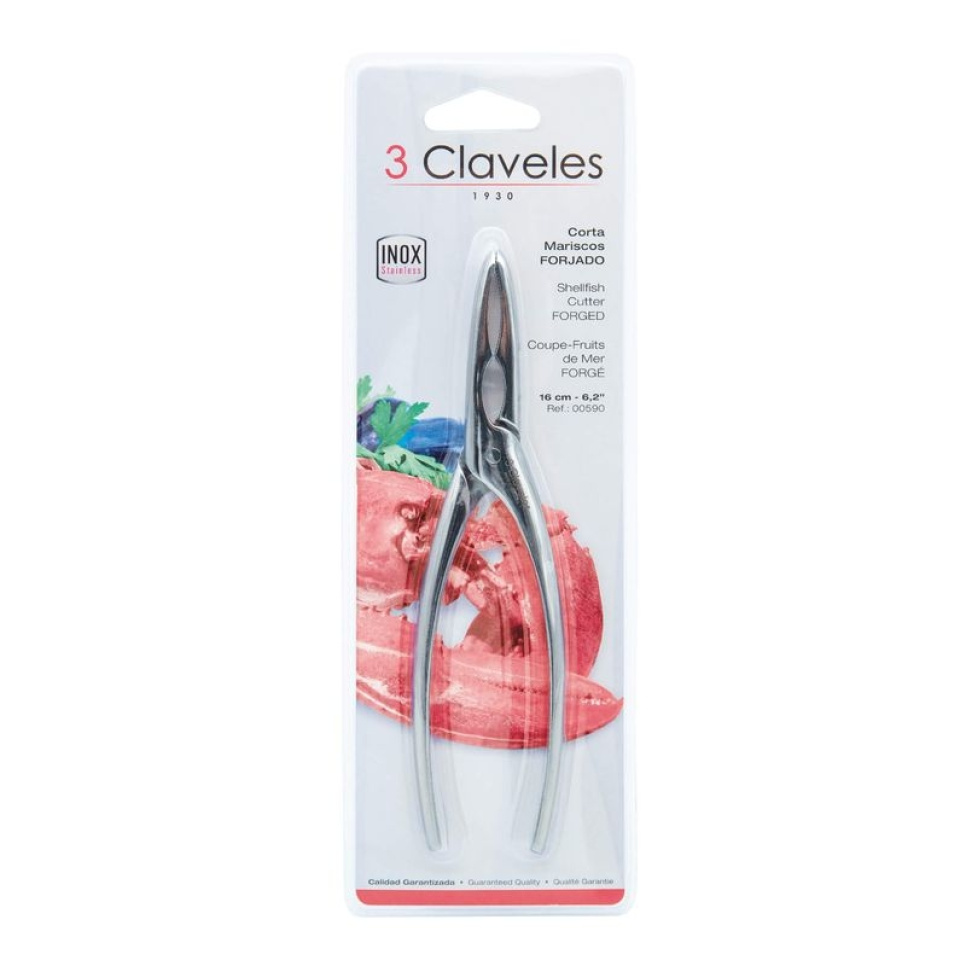 Nożyczki do skorupiaków, 16 cm - 3 Claveles