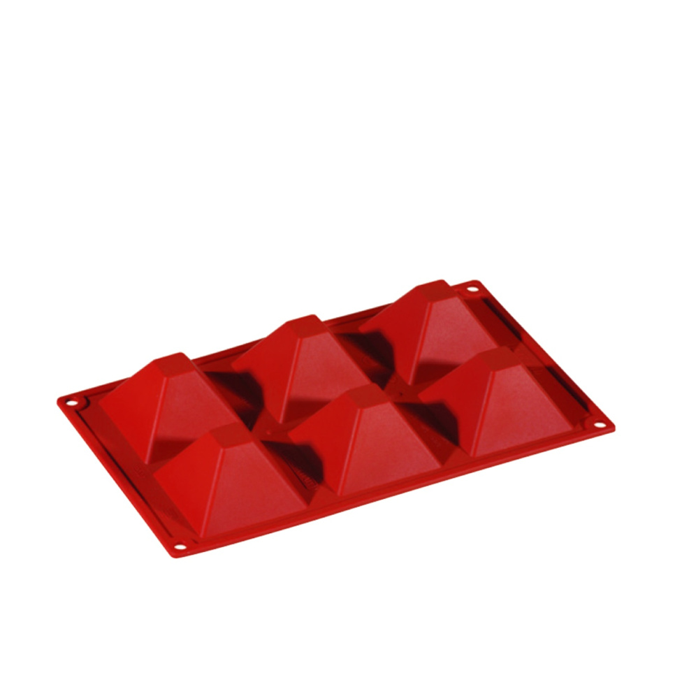 Forma do pieczenia z silikonu, piramida, 6 szt. - Pavoni w grupie Pieczenie / Formy do pieczenia / Foremki silikonowe w The Kitchen Lab (1827-13650)