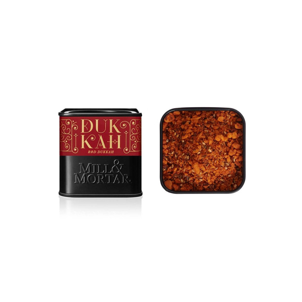 Czerwony Dukkah, organiczny, 75 gramów - Mill & Mortar w grupie Gotowanie / Przyprawy i środki aromatyzujące w The Kitchen Lab (1840-21845)