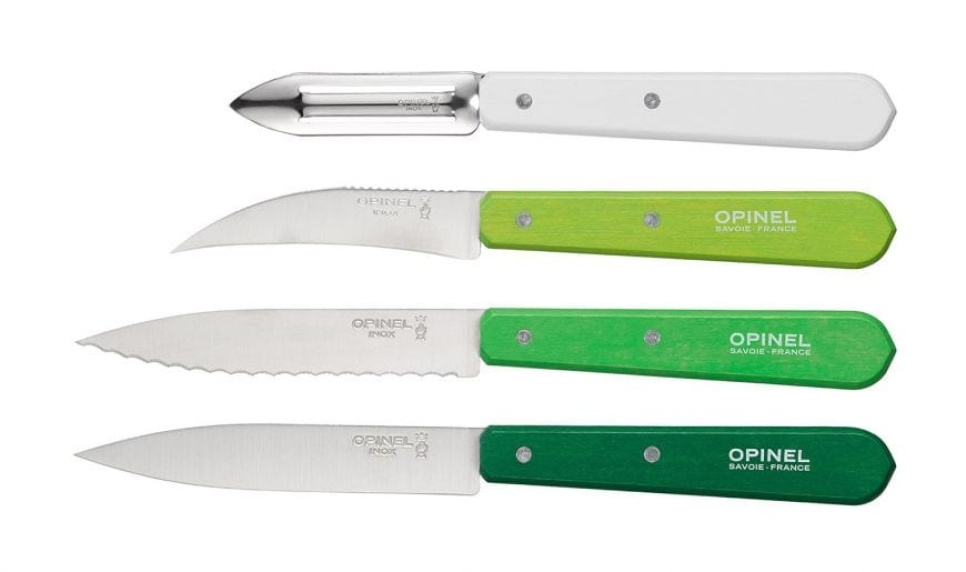 Zestaw noży w czterech częściach, Primavera, Essentials - Opinel w grupie Gotowanie / Noże kuchenne / Zestaw noży w The Kitchen Lab (1861-22653)