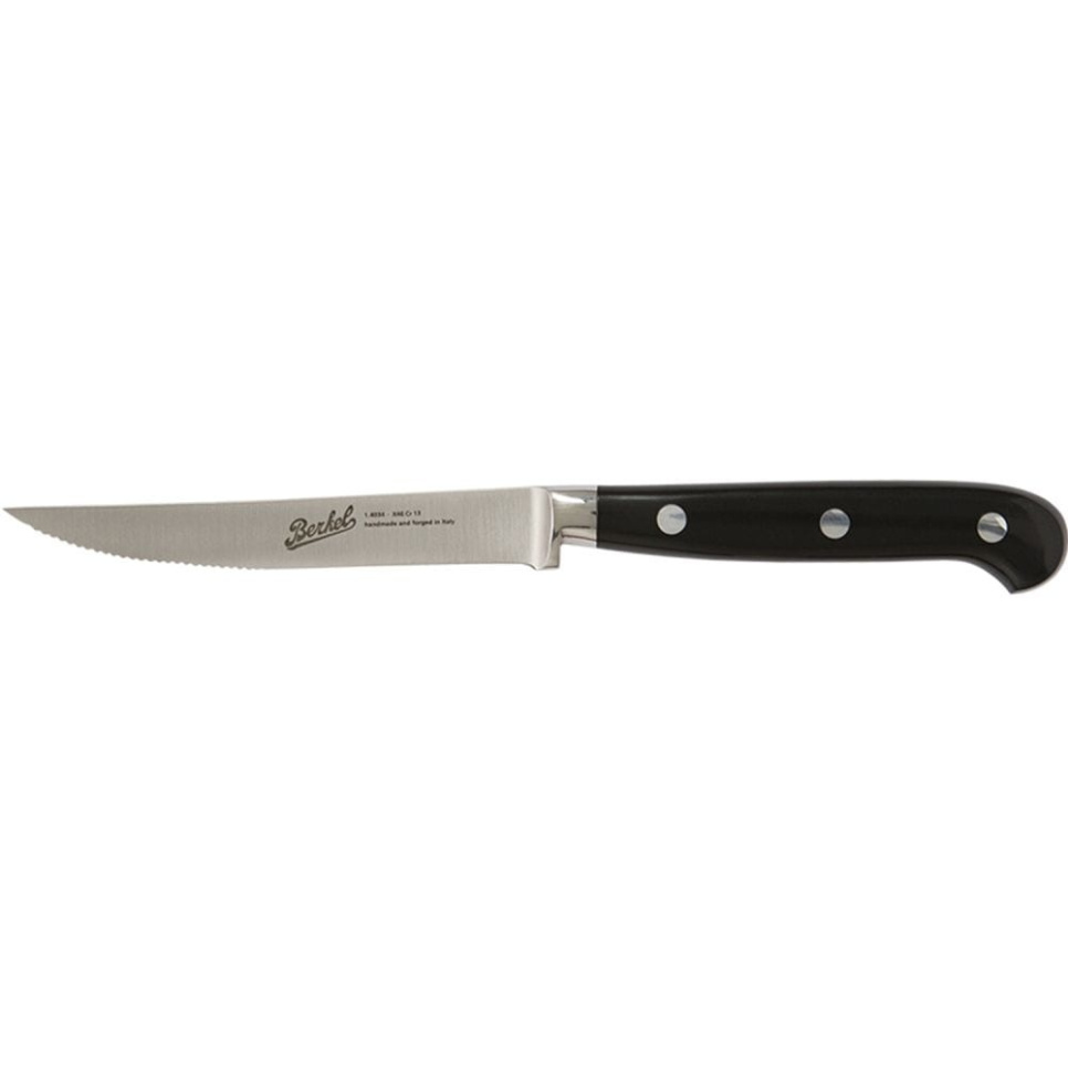 Nóż do steków ząbkowany, 11 cm, Adhoc Glossy Black - Berkel w grupie Gotowanie / Noże kuchenne / Inne noże w The Kitchen Lab (1870-23927)