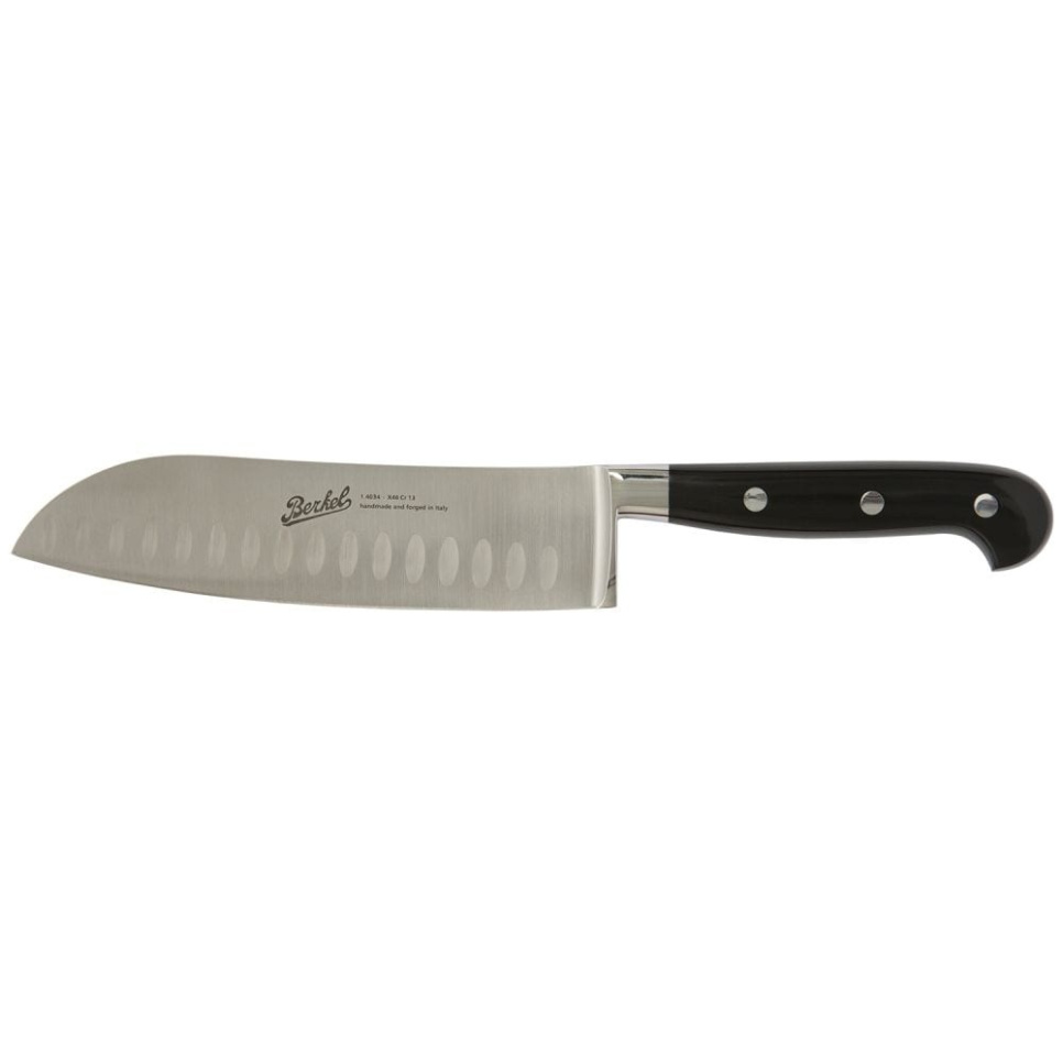 Nóż Santoku, 18 cm, Adhoc Glossy Black - Berkel w grupie Gotowanie / Noże kuchenne / Noże Santoku w The Kitchen Lab (1870-23935)