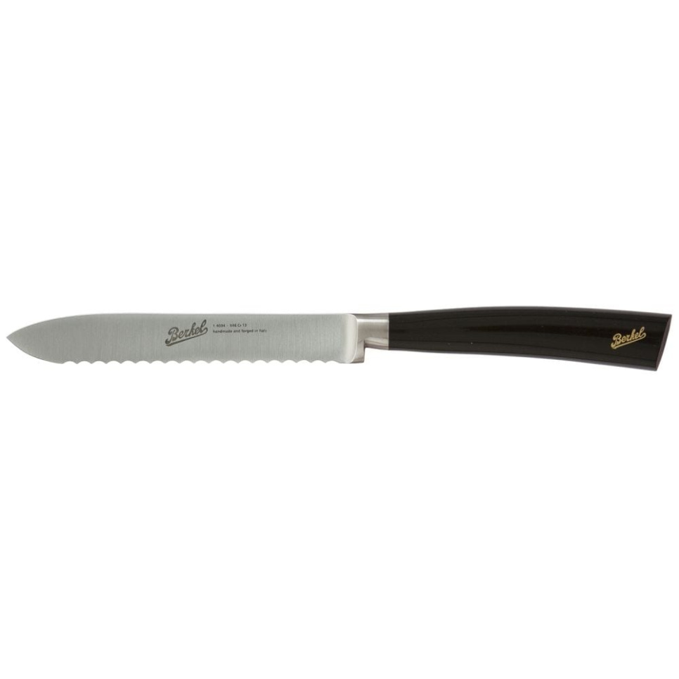 Nóż uniwersalny, 12 cm, Elegance Glossy Black - Berkel w grupie Gotowanie / Noże kuchenne / Noże użytkowe w The Kitchen Lab (1870-23941)