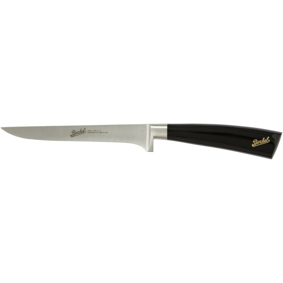 Nóż do trybowania, 16 cm, Elegance Glossy Black - Berkel w grupie Gotowanie / Noże kuchenne / Noże do trybowania w The Kitchen Lab (1870-23947)