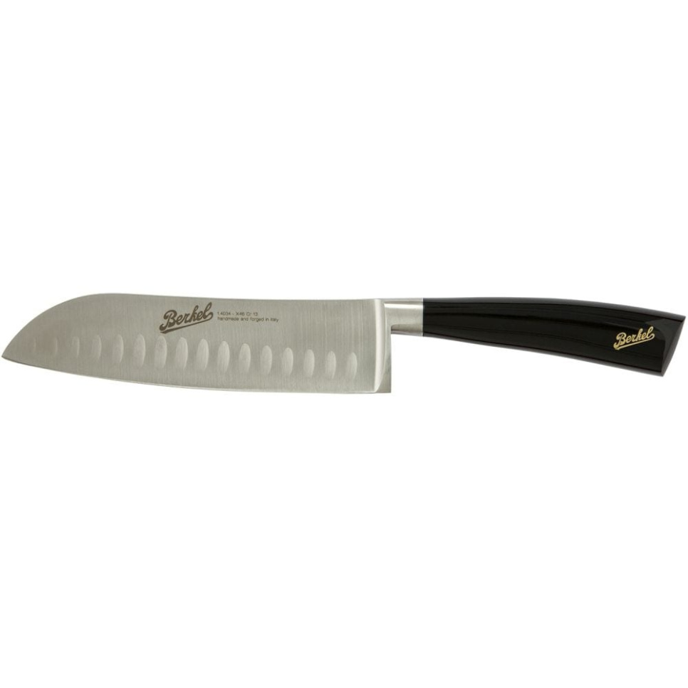 Nóż Santoku, 18 cm, Elegance Glossy Black - Berkel w grupie Gotowanie / Noże kuchenne / Noże Santoku w The Kitchen Lab (1870-23953)