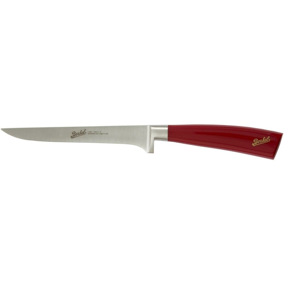 Nóż do trybowania, 16 cm, Elegance Red - Berkel w grupie Gotowanie / Noże kuchenne / Noże do trybowania w The Kitchen Lab (1870-23964)