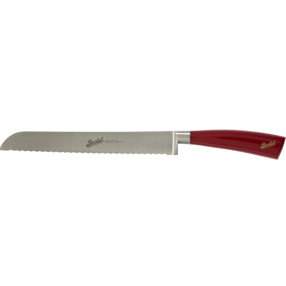 Nóż do chleba, 22 cm, Elegance Red - Berkel w grupie Gotowanie / Noże kuchenne / Noże do chleba w The Kitchen Lab (1870-23966)