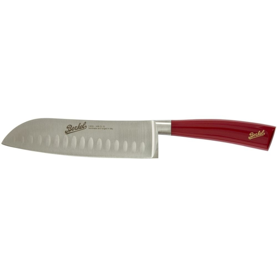 Nóż Santoku, 18 cm, Elegance Red - Berkel w grupie Gotowanie / Noże kuchenne / Noże Santoku w The Kitchen Lab (1870-23970)