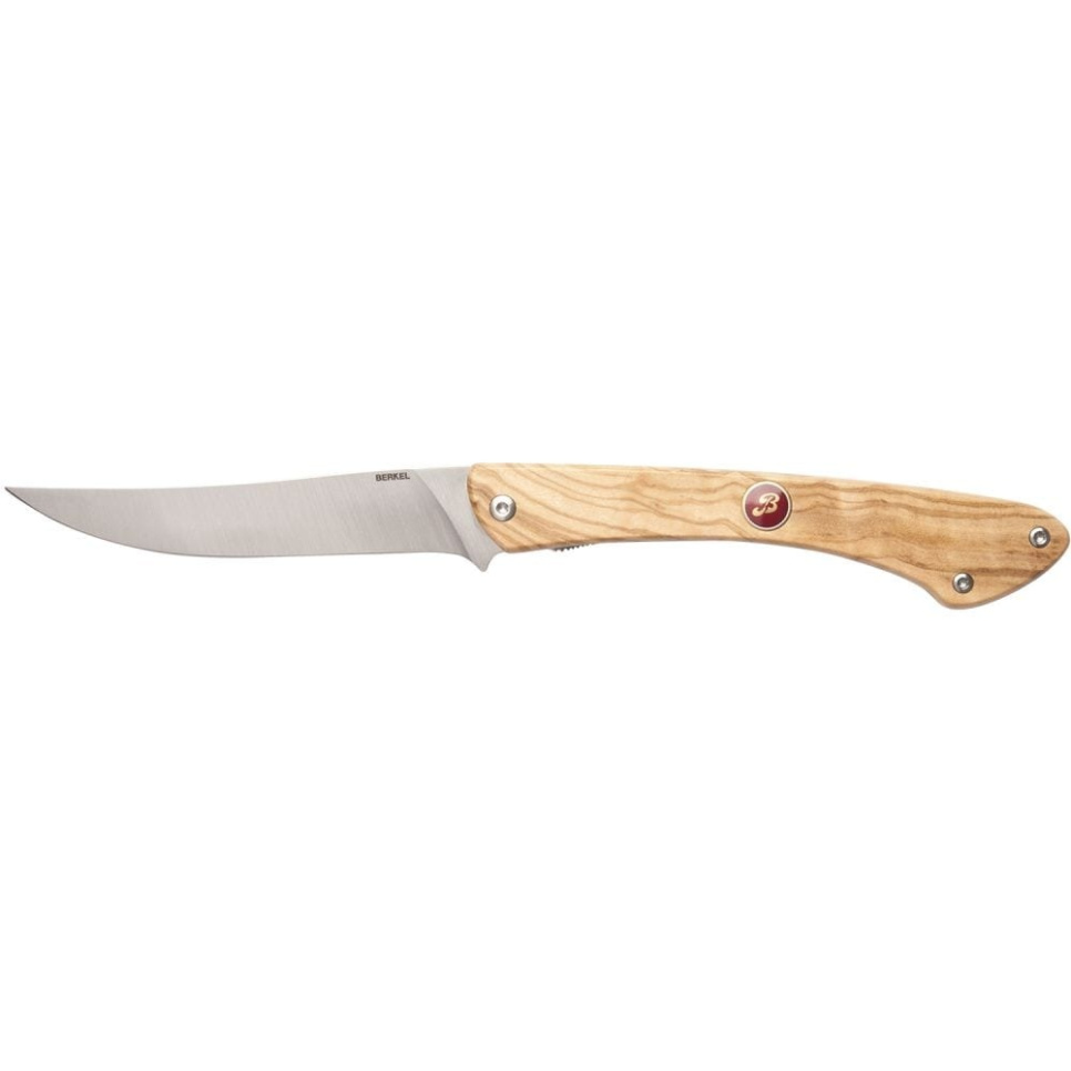 Nóż składany, 12 cm, z rączką z drewna oliwnego - Berkel w grupie Gotowanie / Noże kuchenne / Inne noże w The Kitchen Lab (1870-24006)