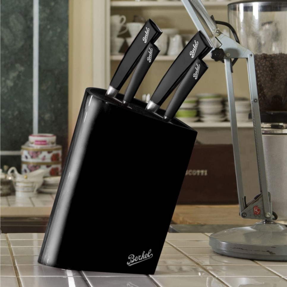 Czarny blok na noże - Berkel