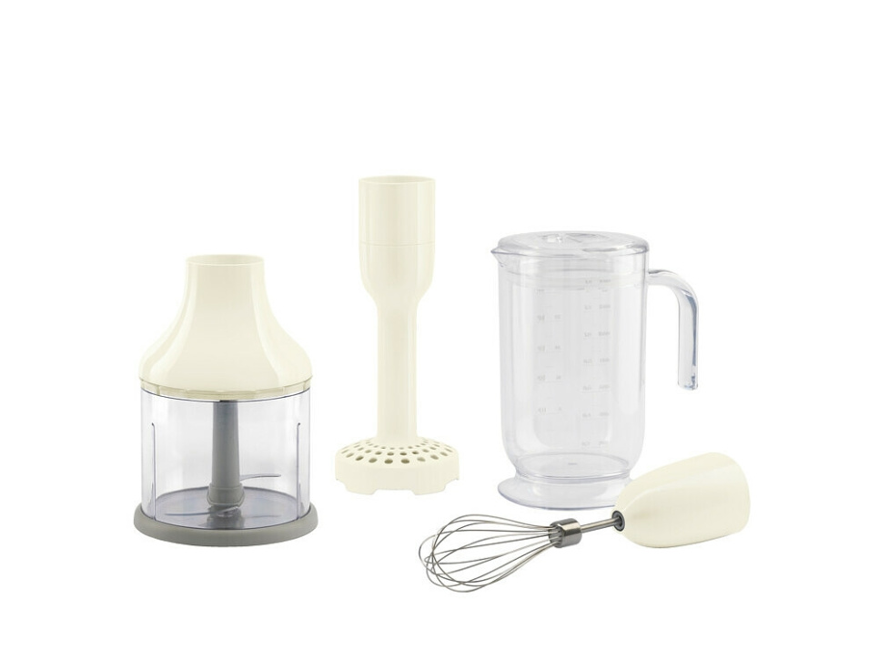 Zestaw akcesoriów do blendera ręcznego, Creme - Smeg w grupie Urządzenia kuchenne / Mieszaj i siekaj / Miksery ręczne w The Kitchen Lab (1984-24902)