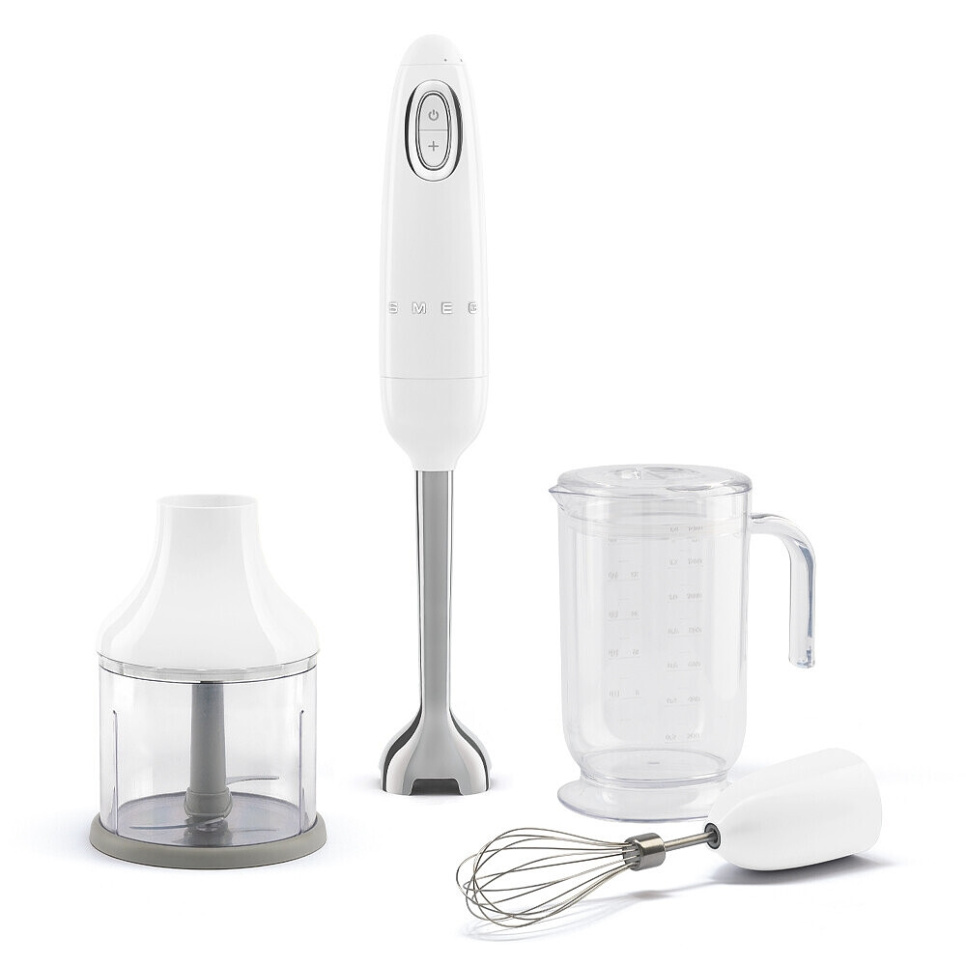Blender ręczny z zestawem akcesoriów, biały - Smeg w grupie Urządzenia kuchenne / Mieszaj i siekaj / Miksery ręczne w The Kitchen Lab (1984-24910)