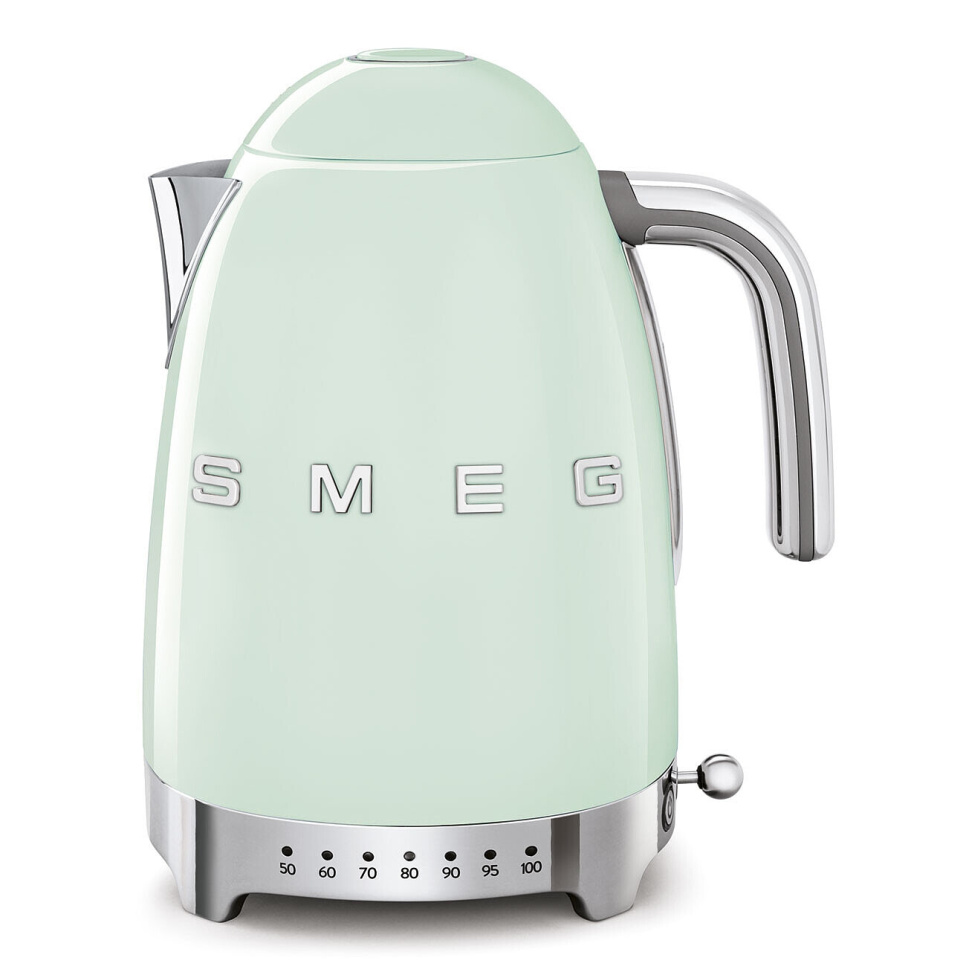 Czajnik z regulacją temperatury, pastelowa zieleń - Smeg w grupie Urządzenia kuchenne / Podgrzewanie i gotowanie / Czajniki w The Kitchen Lab (1984-24977)