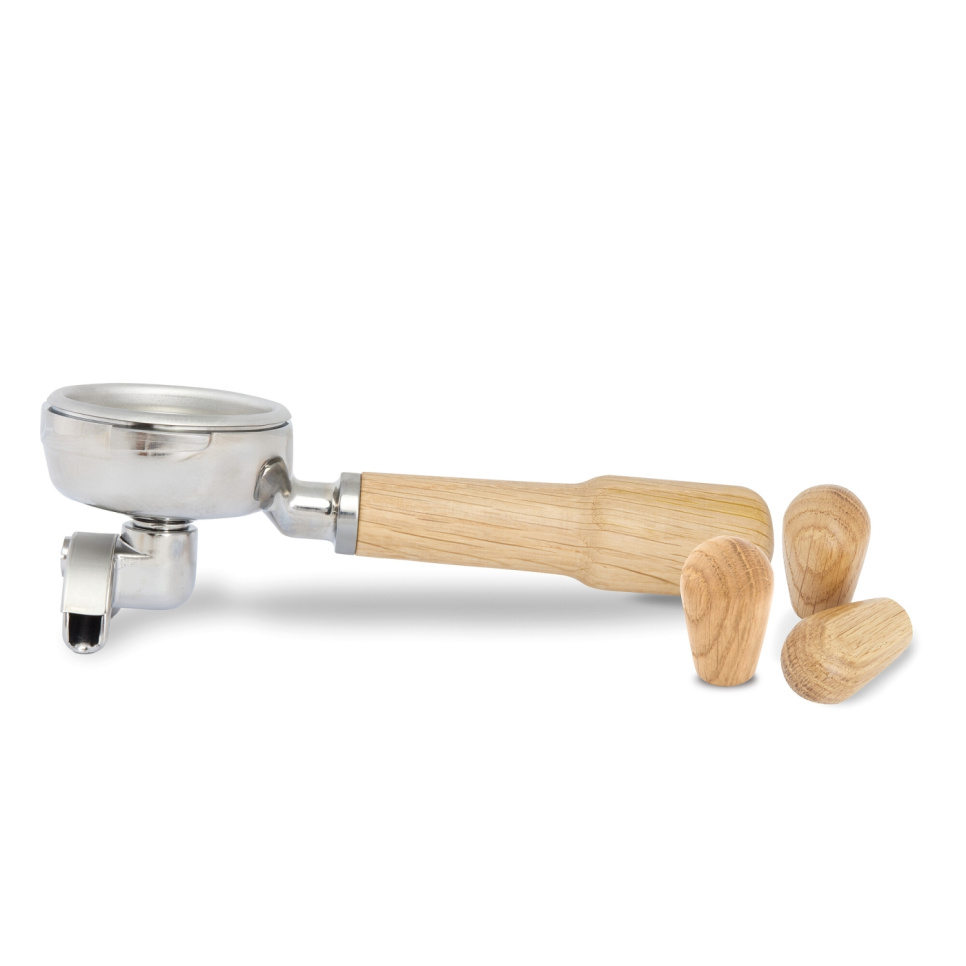 Zestaw z portafiltrem i pokrętłami do Cellini Evoluzione, dąb - La Pavoni w grupie Herbata i kawa / Akcesoria do kawy / Inne akcesoria w The Kitchen Lab (1984-31485)