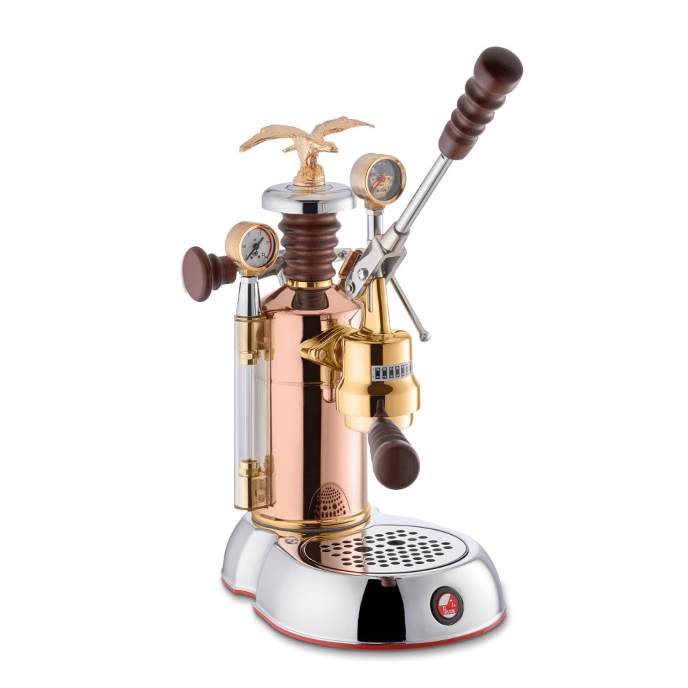 Ręczny ekspres do espresso w stylu retro, Esperto Edotto, różowe złoto - La Pavoni w grupie Herbata i kawa / Brew coffee / Ekspresy do kawy w The Kitchen Lab (1984-31506)