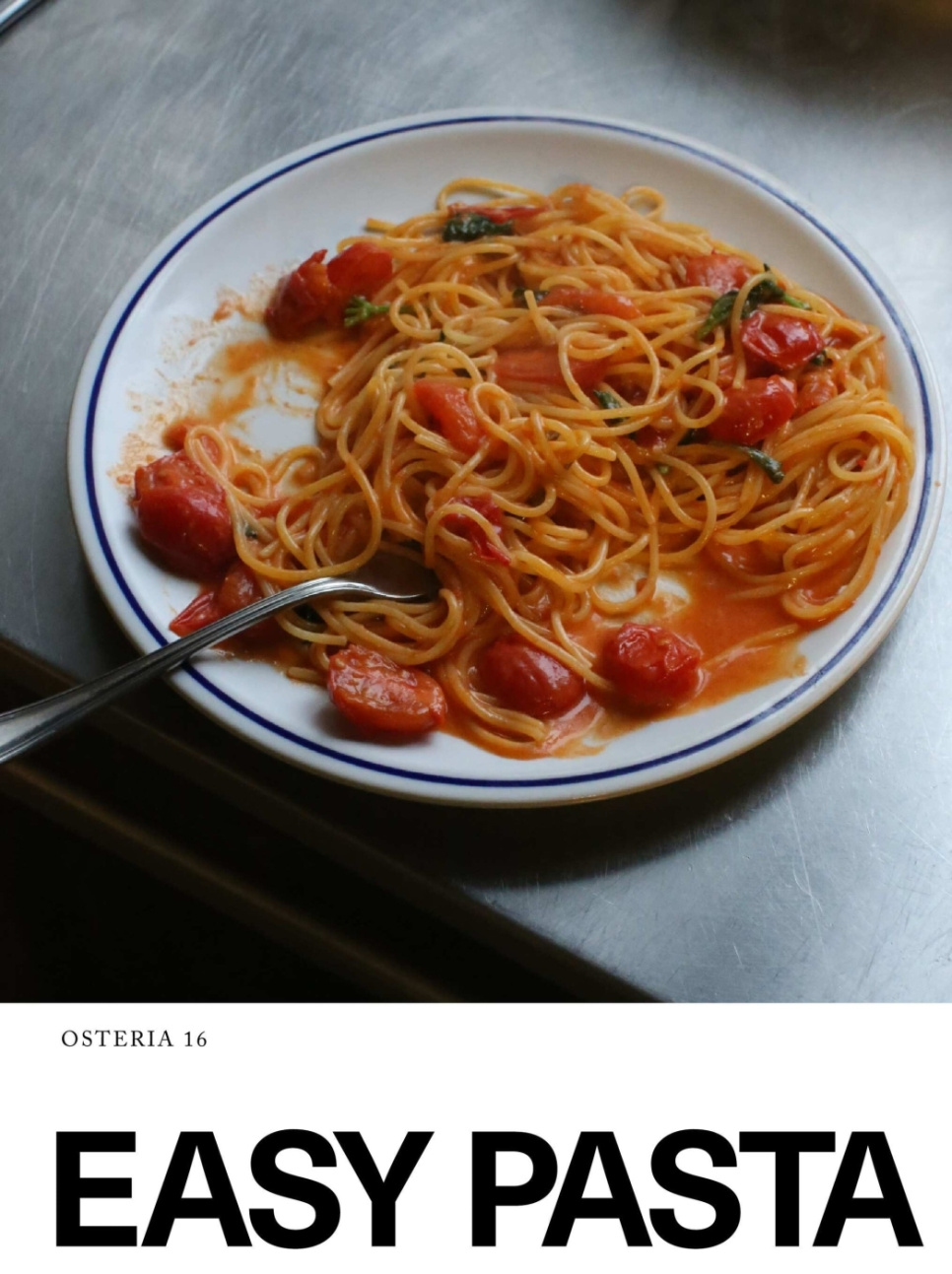 Easy Pasta - Osteria 16 w grupie Gotowanie / Książki kucharskie / Składniki & Techniki / Makarony & Pizza w The Kitchen Lab (1987-35567)