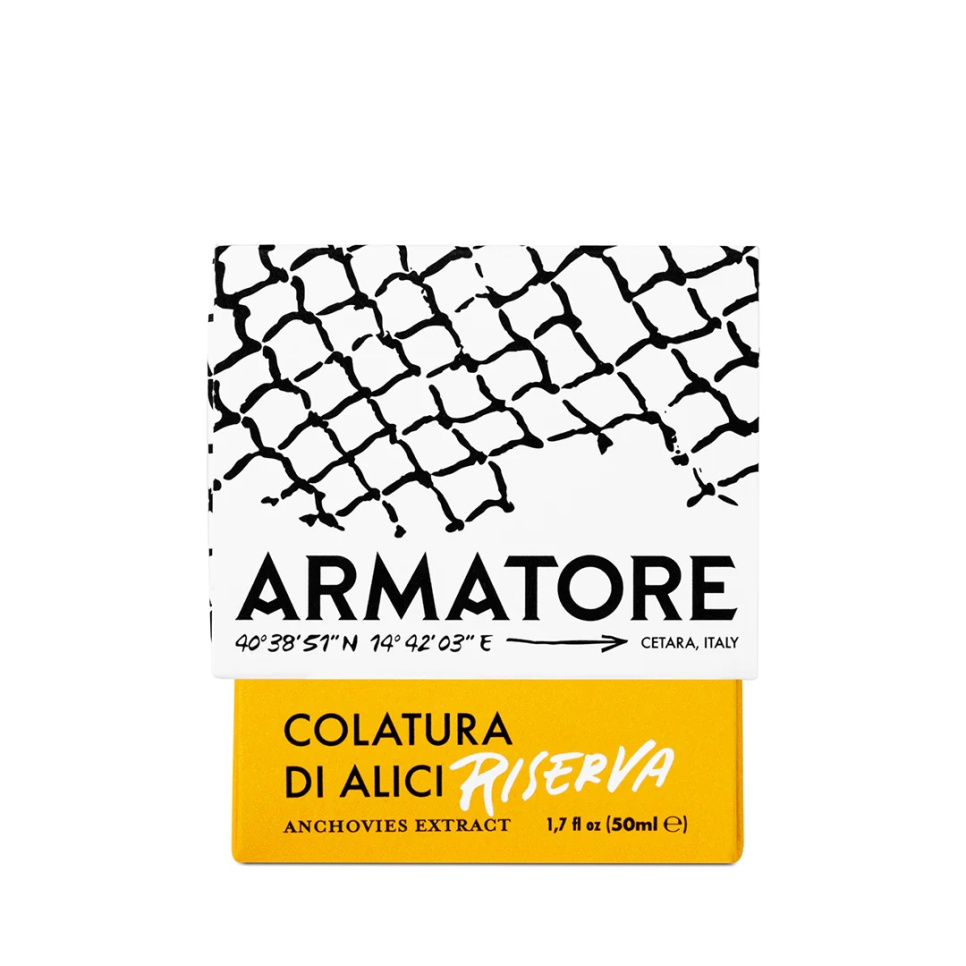 Colatura di alici, Ekstrakt z sardeli, 50ml - Armatore Colatura di alici, Ekstrakt z sardeli, 50ml - Armatore