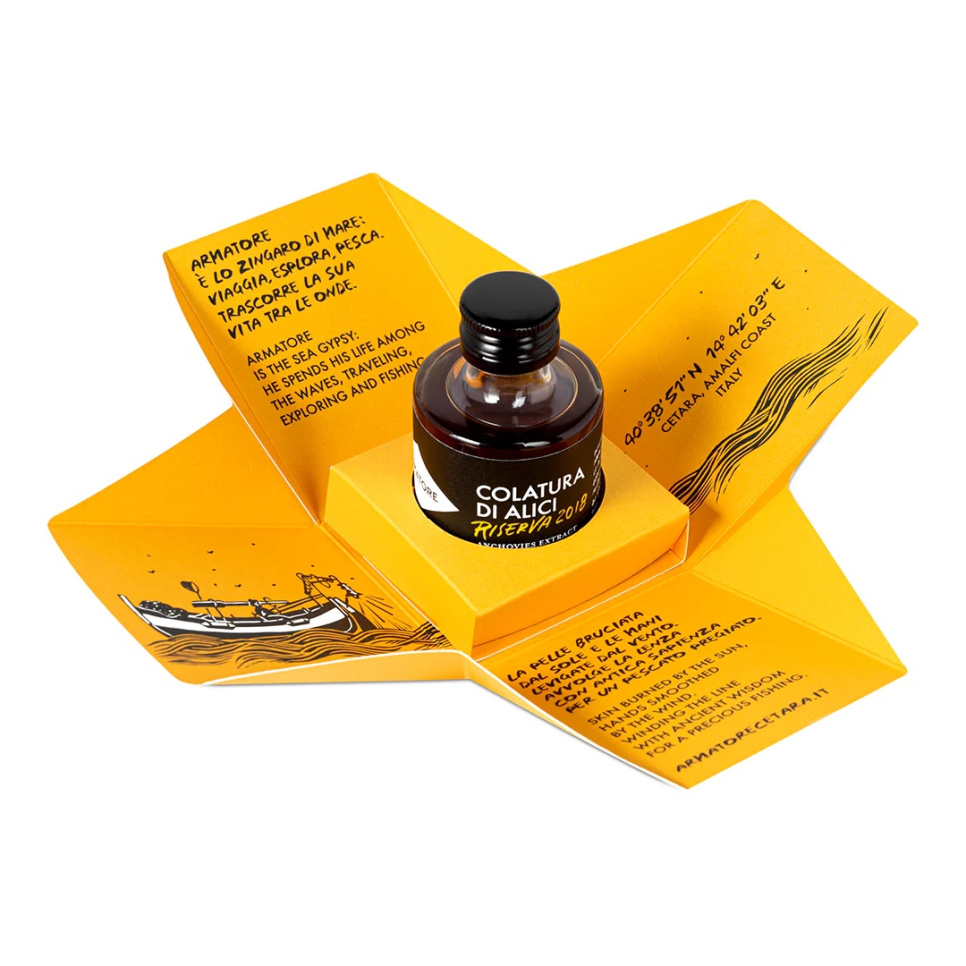 Colatura di alici, Ekstrakt z sardeli, 50ml - Armatore Colatura di alici, Ekstrakt z sardeli, 50ml - Armatore