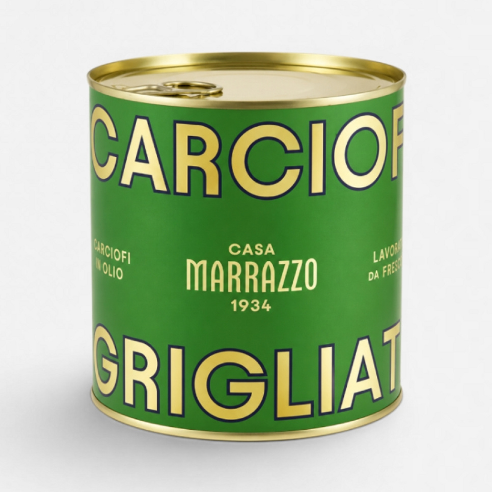 Grillowane Karczochy w Kawałkach, Carciofi Grigliati, 750 g - Casa Marrazzo w grupie Gotowanie / Kolonialne w The Kitchen Lab (2022-35982)