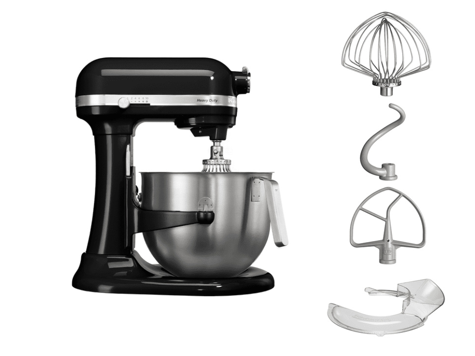 Robot kuchenny, Heavy Duty, 5KSM7591X, Onyx Black - KitchenAid w grupie Urządzenia kuchenne / Mieszaj i siekaj / Pomocnicy w The Kitchen Lab (2069-26680)
