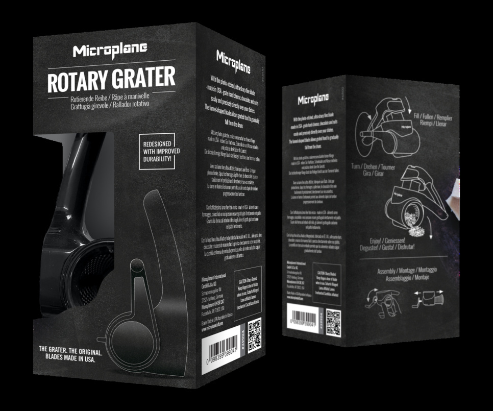 Obrotowa tarka do sera, tarka do parmezanu - Microplane Obrotowa tarka do sera, tarka do parmezanu - Microplane