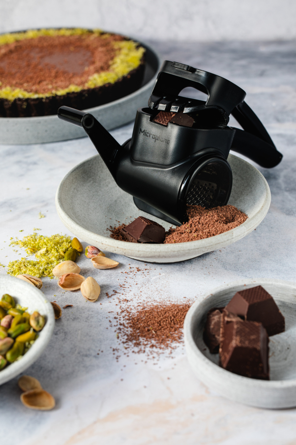 Obrotowa tarka do sera, tarka do parmezanu - Microplane Obrotowa tarka do sera, tarka do parmezanu - Microplane