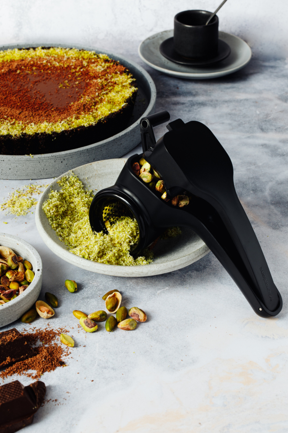 Obrotowa tarka do sera, tarka do parmezanu - Microplane Obrotowa tarka do sera, tarka do parmezanu - Microplane