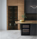 Winiarka Designline 60, Dwie strefy, Czarny - Vigneron