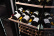 Winiarka Kitchen Built-in 180, Dwie strefy, Czarny - Vigneron