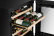 Winiarka Kitchen Built-in 60, Dwie strefy, Czarny - Vigneron