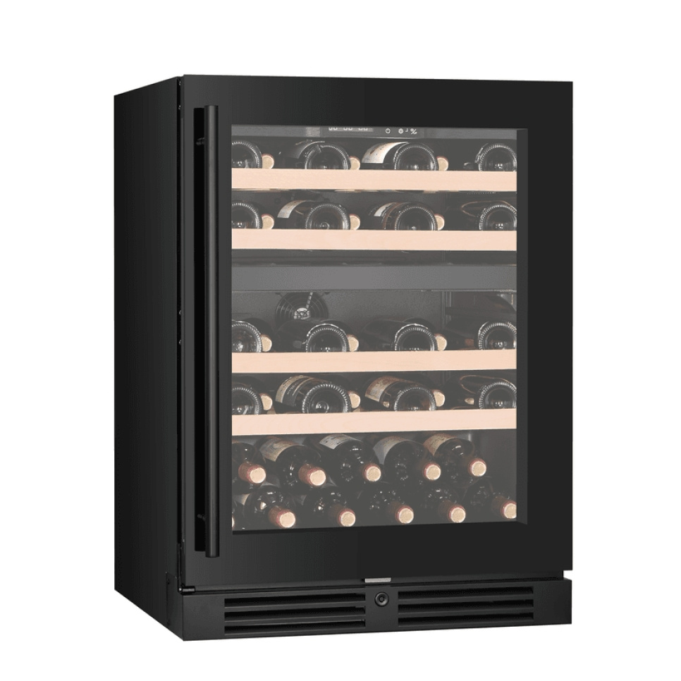Winiarka Kitchen Collection 60, Dwie strefy, Czarny - Vigneron