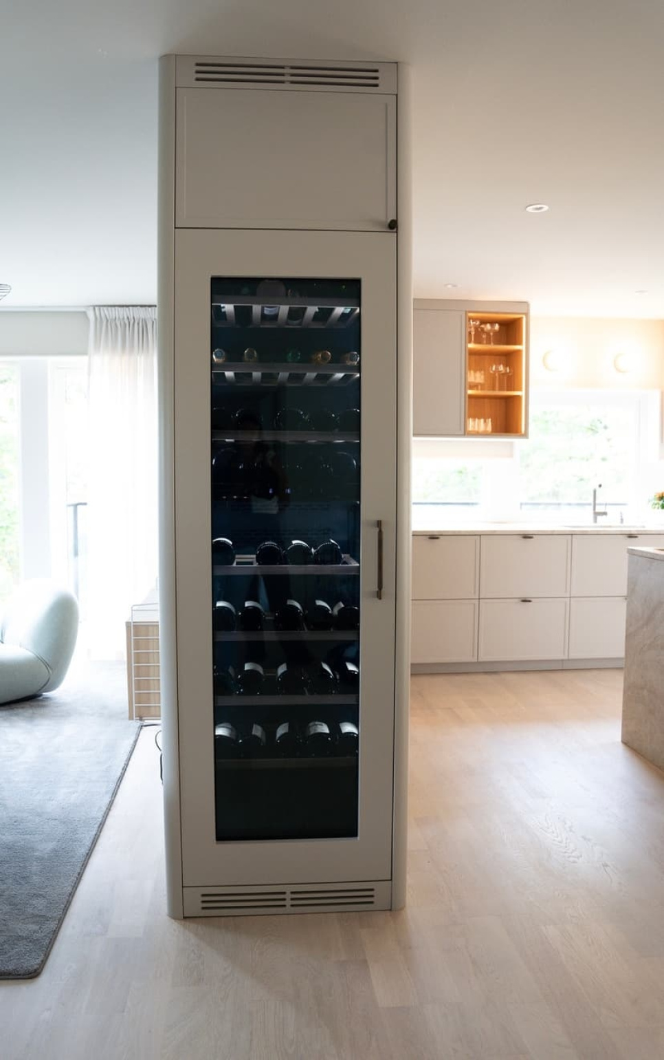 Winiarka Kitchen Integrated 180, Dwie strefy - Vigneron