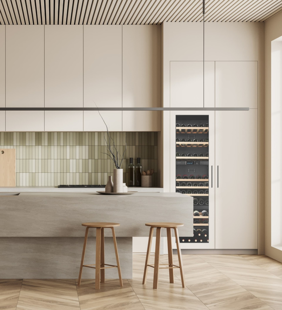 Winiarka Kitchen Integrated 180, Trzy strefy - Vigneron