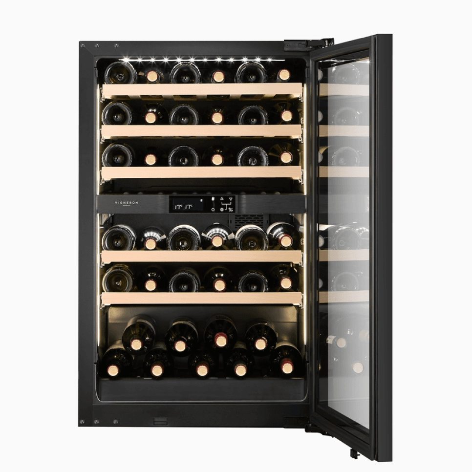 Winiarka Kitchen Integrated 90, Dwie strefy - Vigneron
