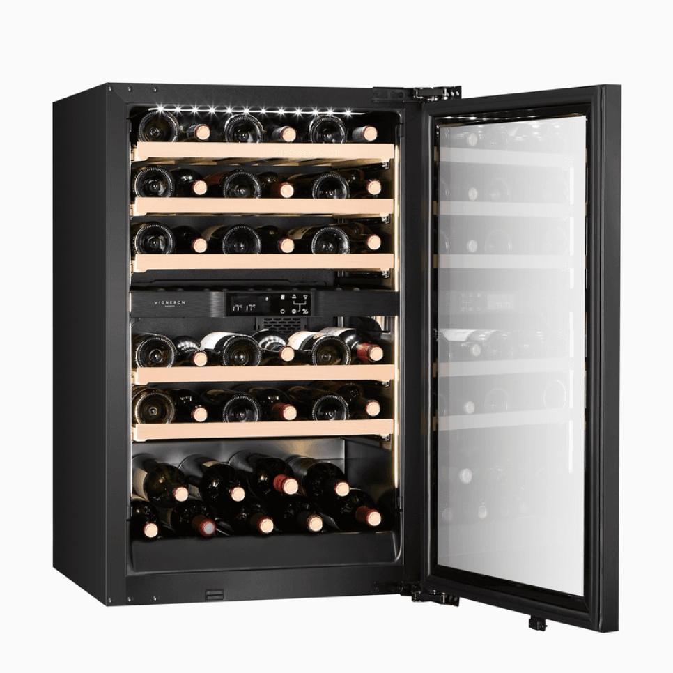Winiarka Kitchen Integrated 90, Dwie strefy - Vigneron