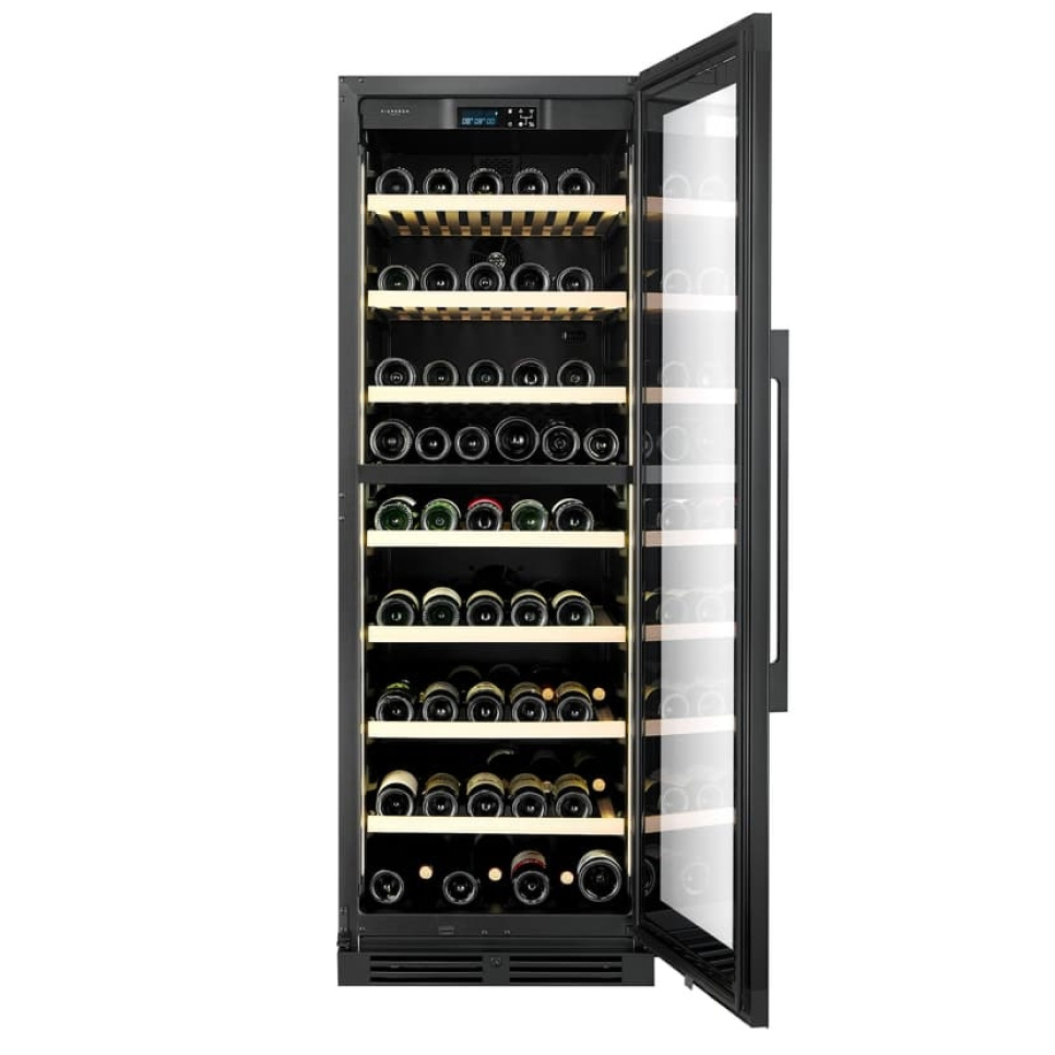 Winiarka Storage 170, Dwie strefy, Czarny - Vigneron