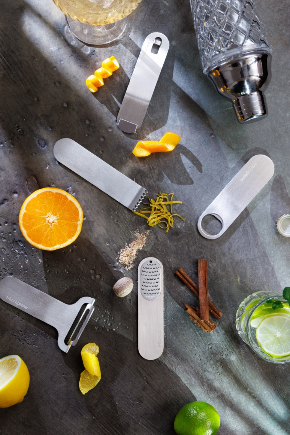 Akcesoria barowe, Style Line, Orzech - Microplane